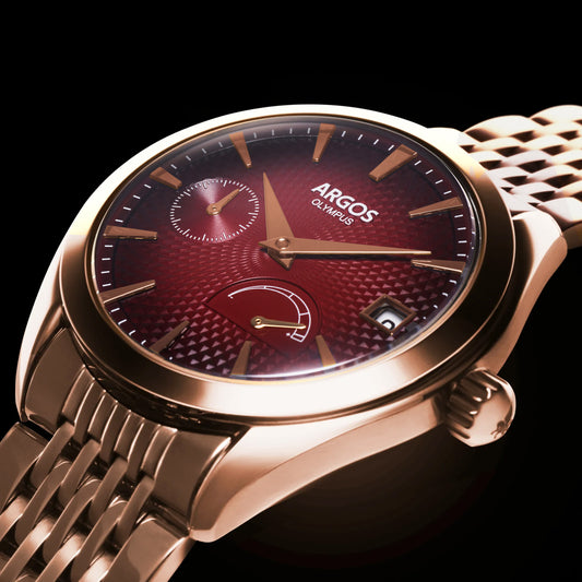 Olympus - Carmine Red Rose Gold