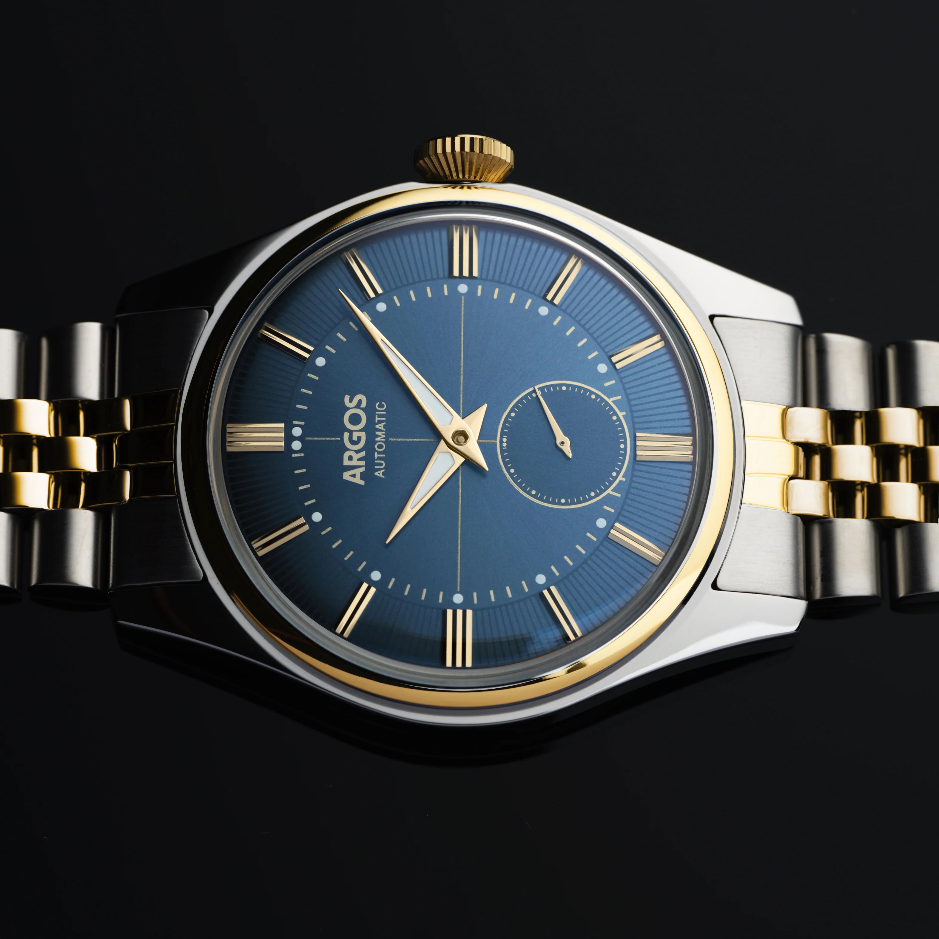 Argos Apollo III - Constellation Blue Gold with Golden Jubilee Bracelet