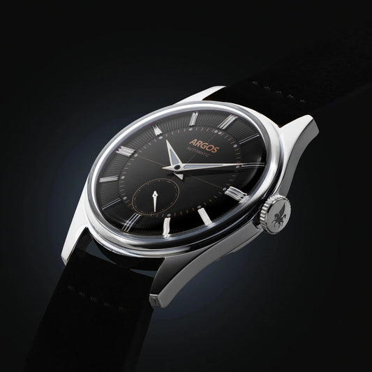 Apollo III - Onyx Black Silver Leather