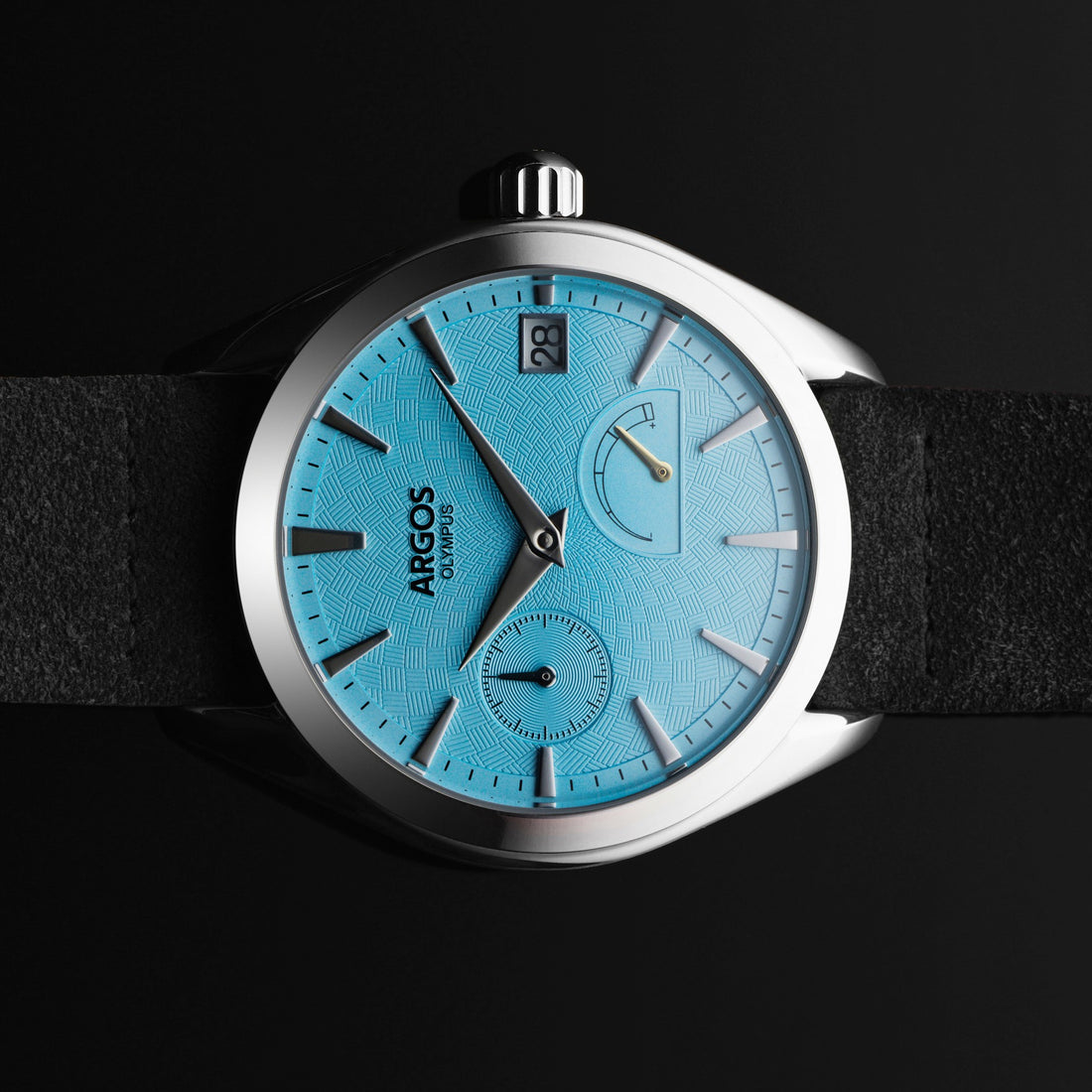 OLYMPUS - Arctic Blue Silver Leather