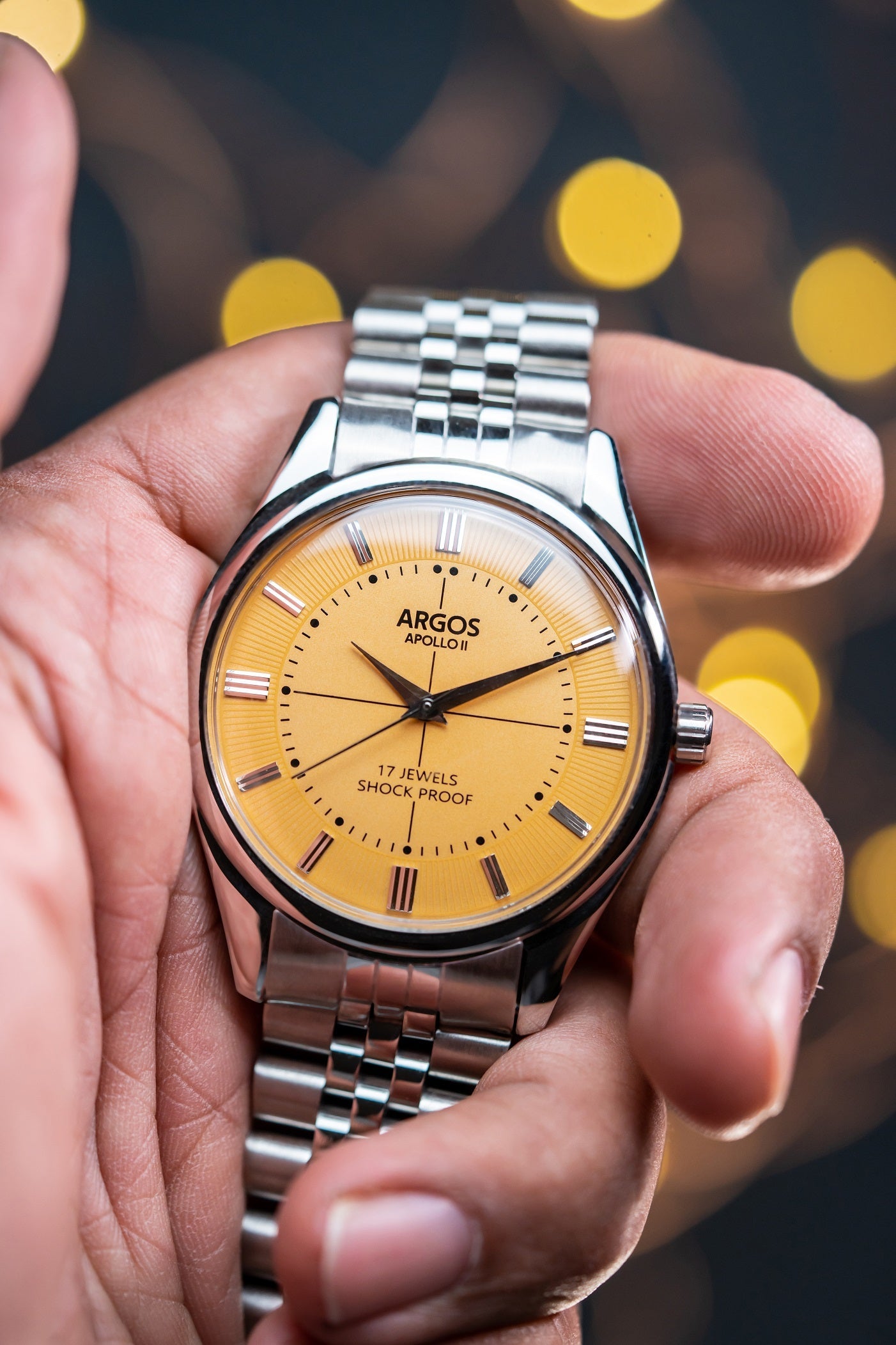 Argos Apollo II Men's mechanical watch. Swiss movement. Indian watch brand. Mechanical watch. Manual handwinding movement