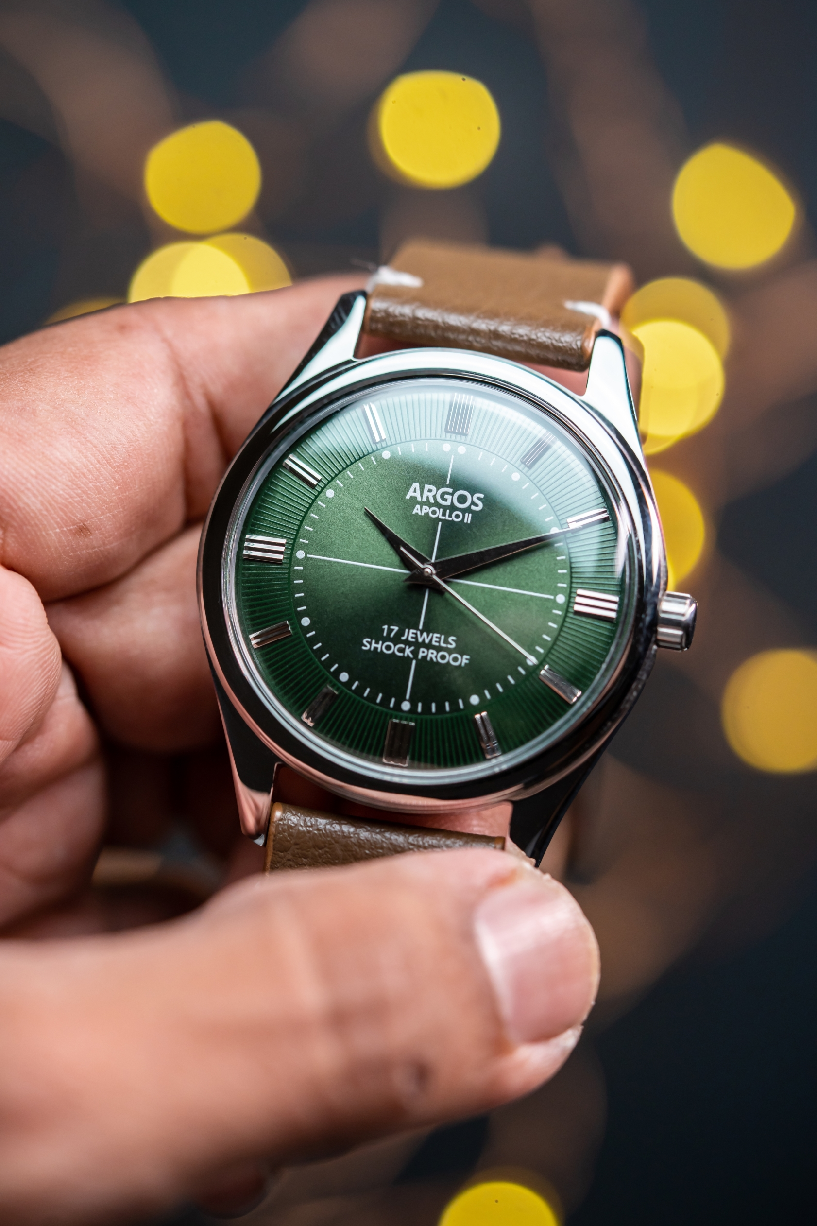 Argos Apollo II Men's mechanical watch. Swiss movement. Indian watch brand. Mechanical watch. Manual handwinding movement