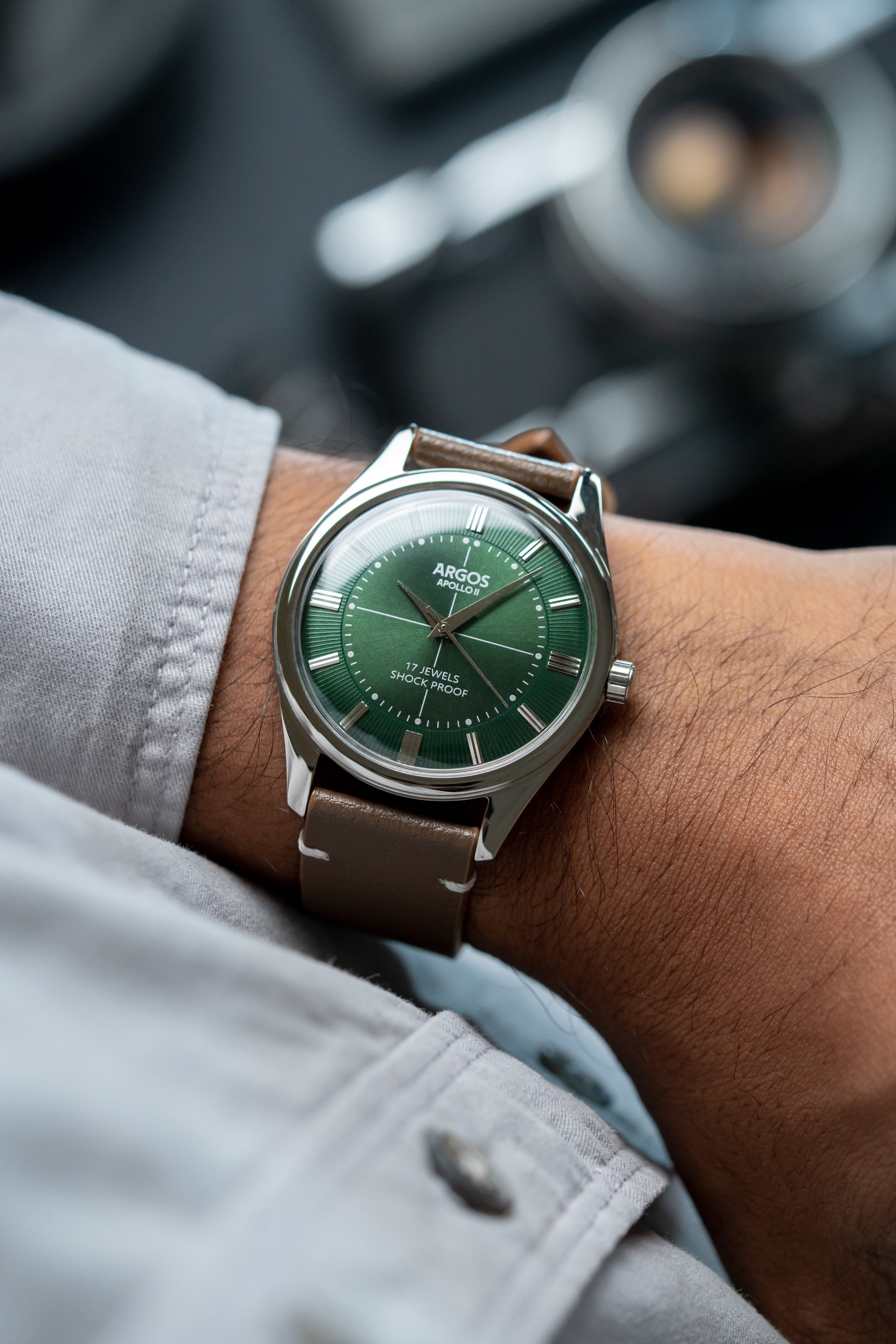 Argos Apollo II Men's mechanical watch. Swiss movement. Indian watch brand. Mechanical watch. Manual handwinding movement