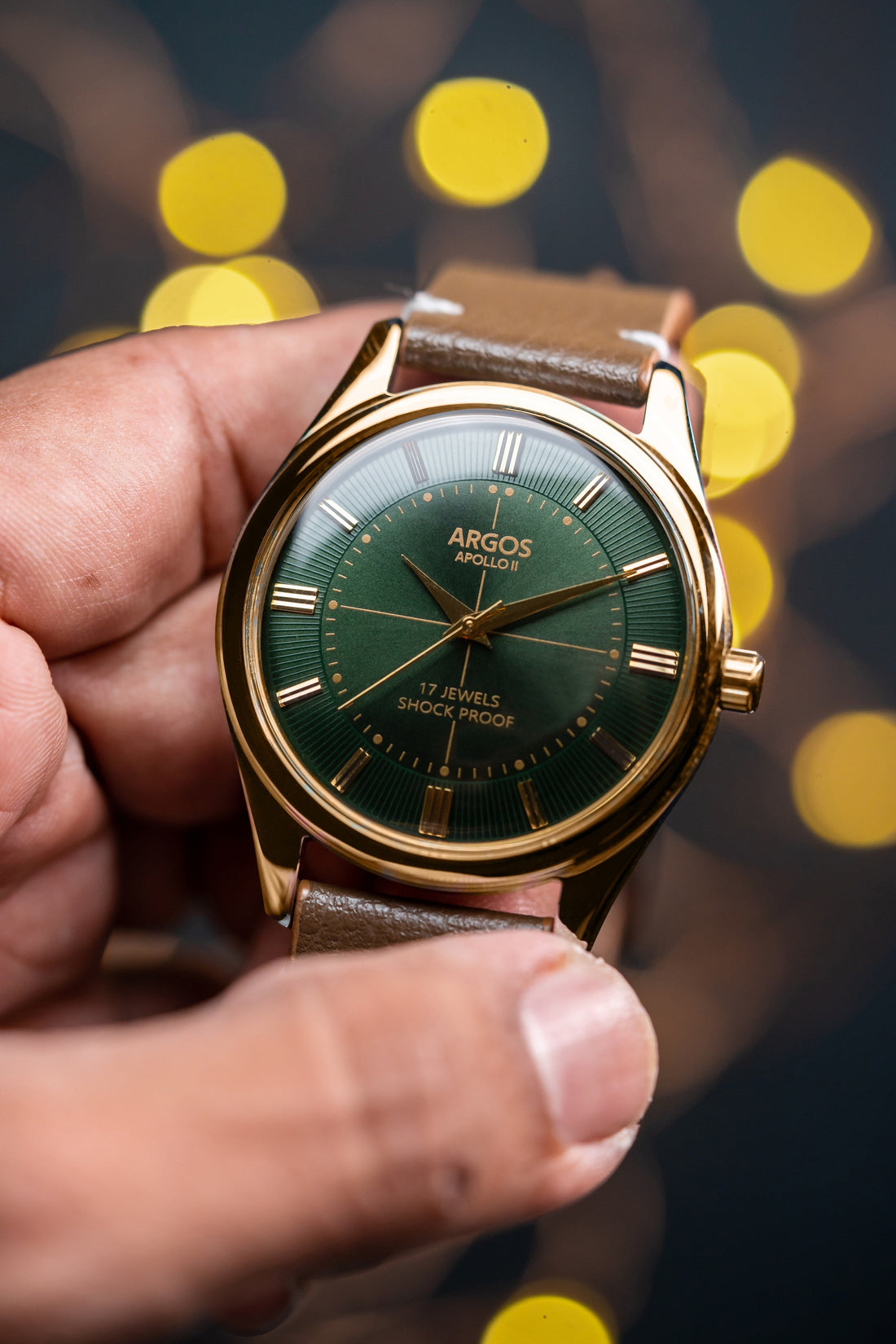 Argos Apollo II Men's mechanical watch. Swiss movement. Indian watch brand. Mechanical watch. Manual handwinding movement