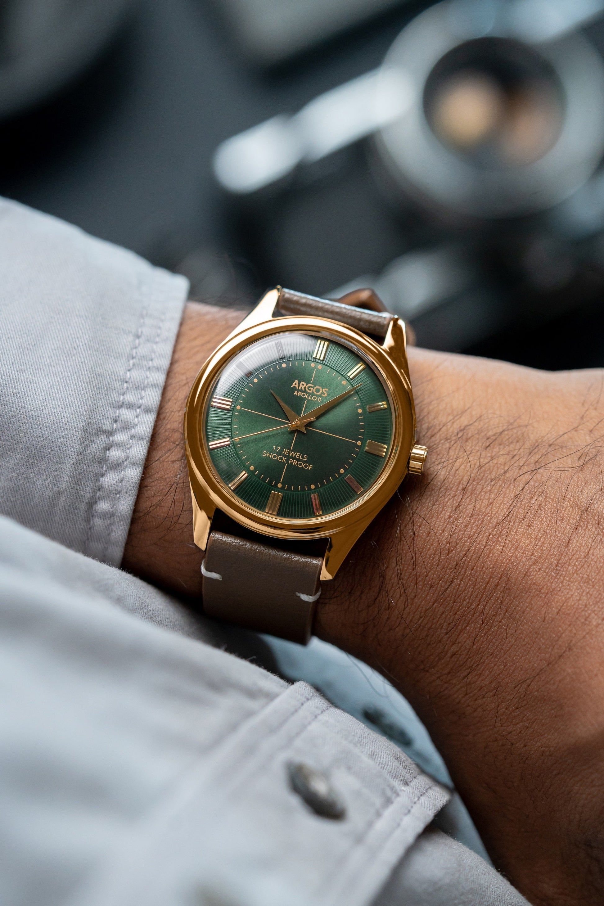 Argos Apollo II Men's mechanical watch. Swiss movement. Indian watch brand. Mechanical watch. Manual handwinding movement