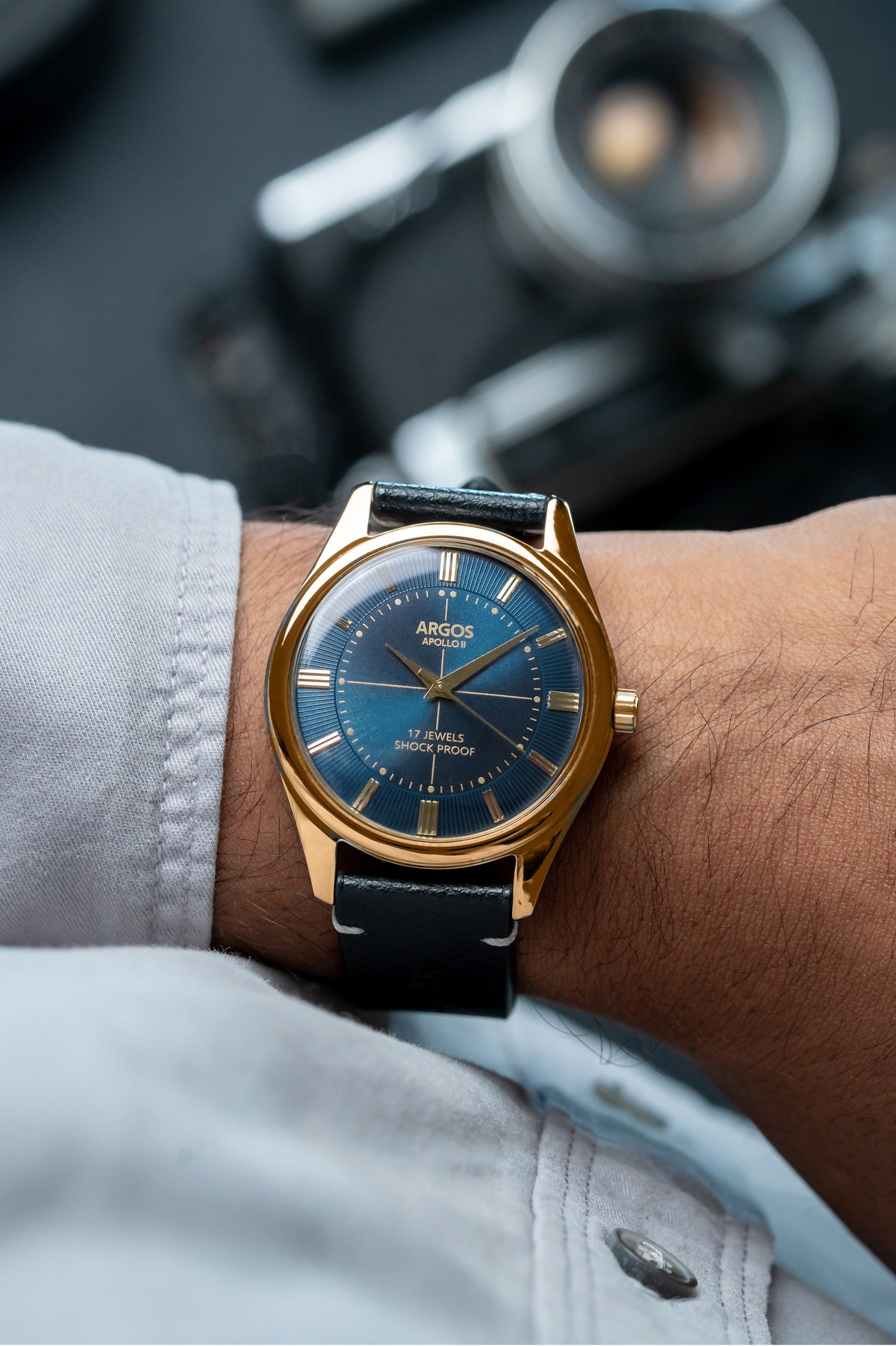 Argos Apollo II Men's mechanical watch. Swiss movement. Indian watch brand. Mechanical watch. Manual handwinding movement